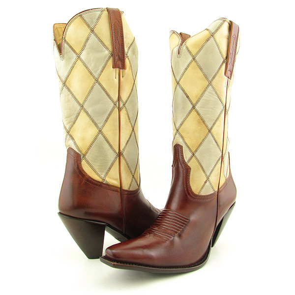 CHARLIE 1 HORSE BY LUCCHESE I4718 Boots Cowboy Shoes Brown Womens