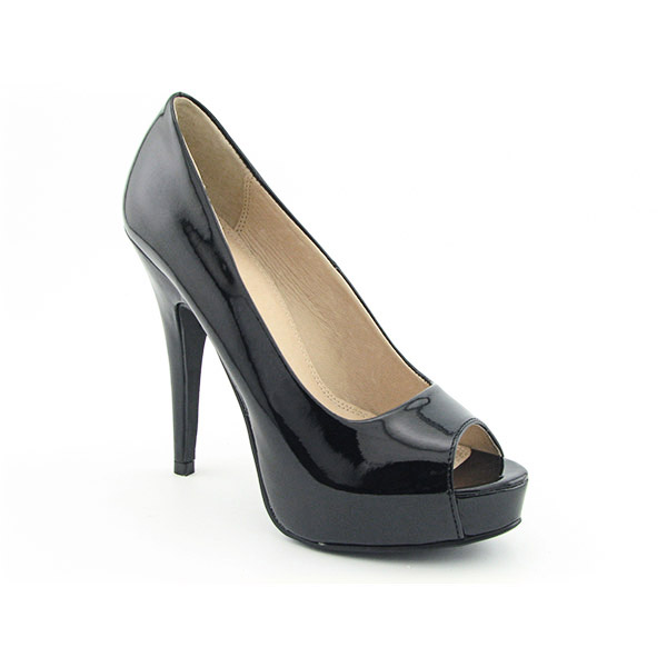 CHINESE LAUNDRY Hotness Platforms Open Toe Shoes Black