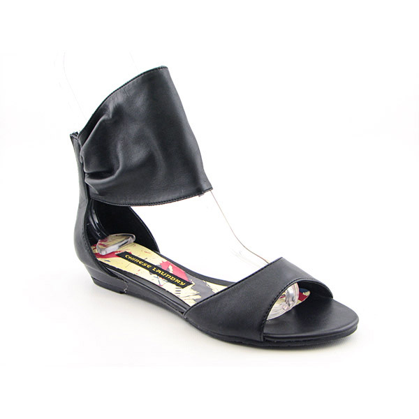 CHINESE LAUNDRY South Beach Wedges Ankle Shoes Black