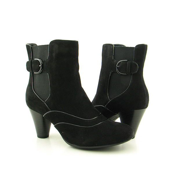 CLARKS Abbess Jewel Ankle Boots Black