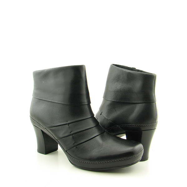 CLARKS Mika Beth Ankle Boots Black