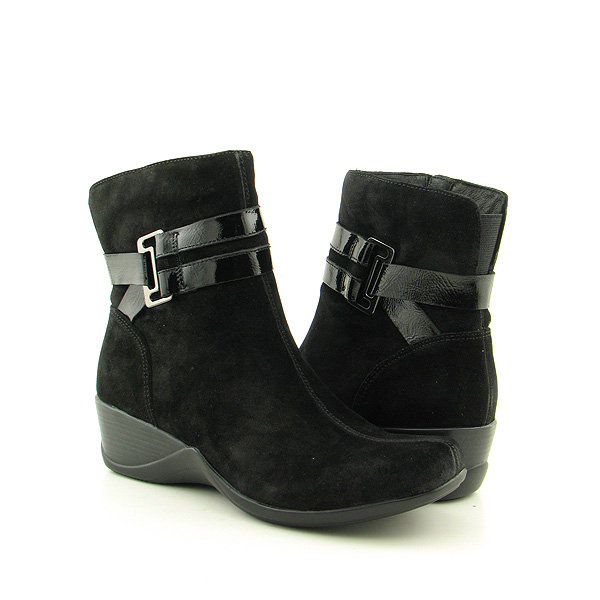 CLARKS Embrace Love Ankle Boots Black