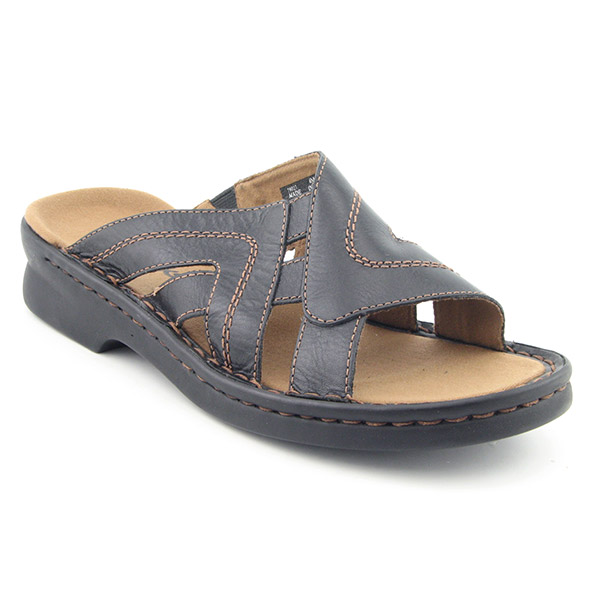 CLARKS Mellanie Slides Black