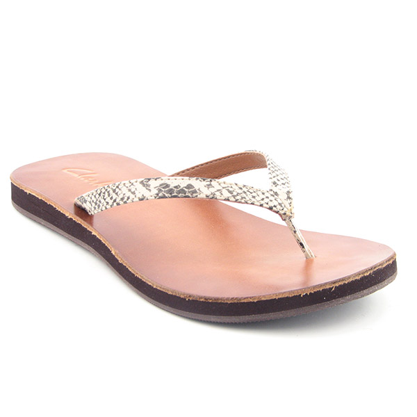 CLARKS 79714 Flip Flops Gray