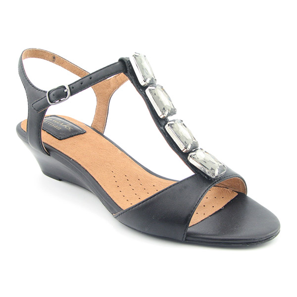 CLARKS Platform Wedges Black