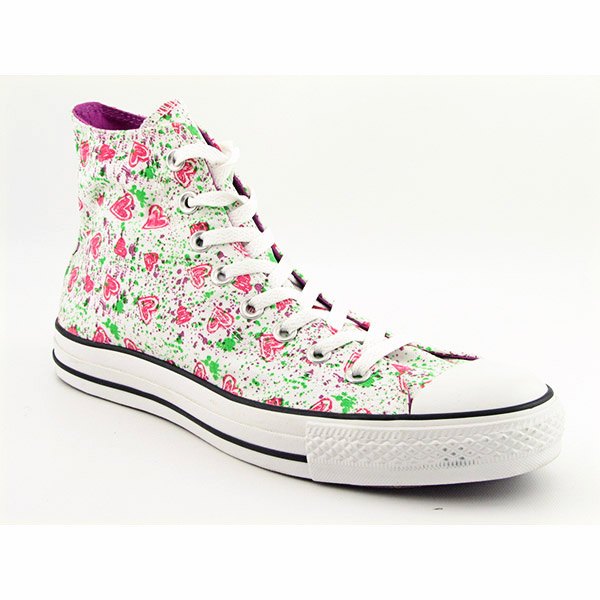 CONVERSE AS Heart Splatter Sneakers Pink