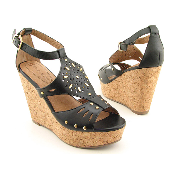 CORSO COMO Notable Platform Wedges Black