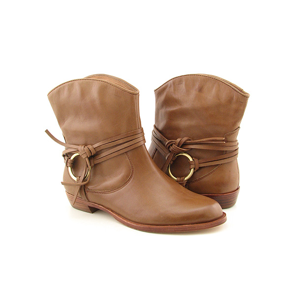 CORSO COMO Spur Ankle Boots Brown