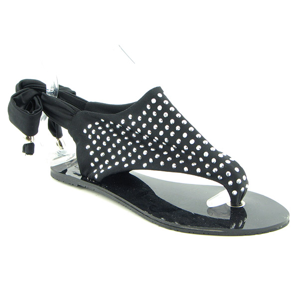 DEREON DEREON San Diego Thong Shoes Black