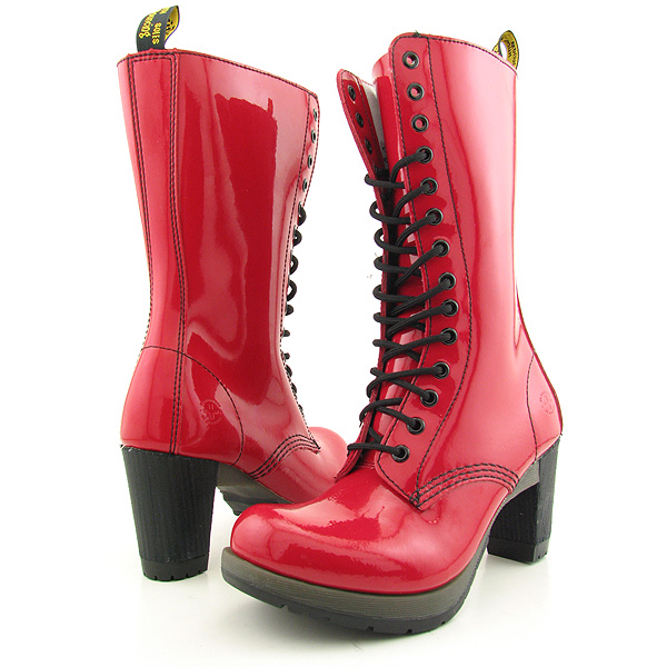DR MARTENS Dee Boots Red