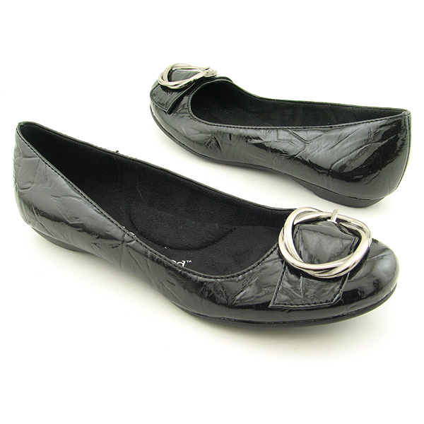 DR SCHOLLS Graduate Flats Black