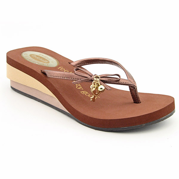 DR SCHOLLS Dr. Scholl's Mischief Thong Sandals Bronze