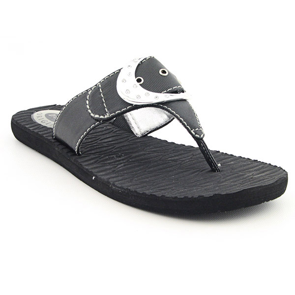 DR SCHOLLS Dr. Scholl's Lotus Flip Flops Black