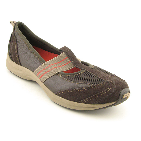 EASY SPIRIT Avena Flats Mary Janes Shoes Brown