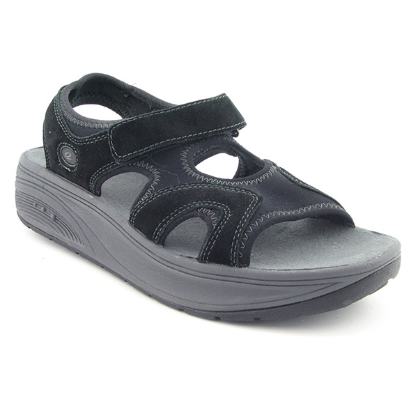 EASY SPIRIT Fabulous Flip Flops Black