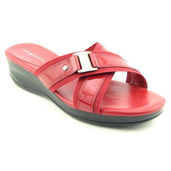 EASY SPIRIT Infusions Platform Wedges Red