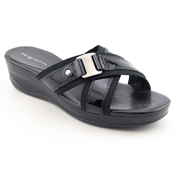 EASY SPIRIT Infusions Platform Wedges Black