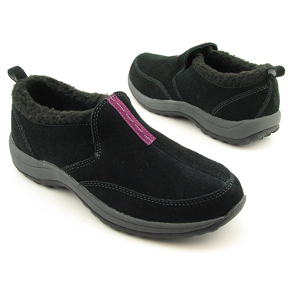 EASY SPIRIT Ski Lodge Loafers Winter Shoes Black