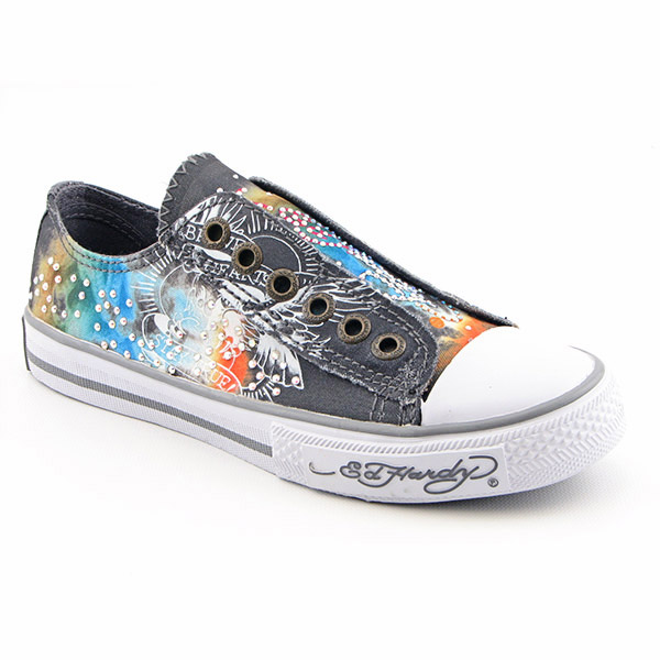 ED HARDY 11FJP105W Jupitar Lowrise Sneakers Gray