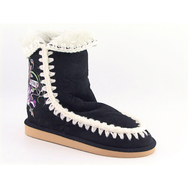 ED HARDY 19FSJ101W Shinjuku Boots Black