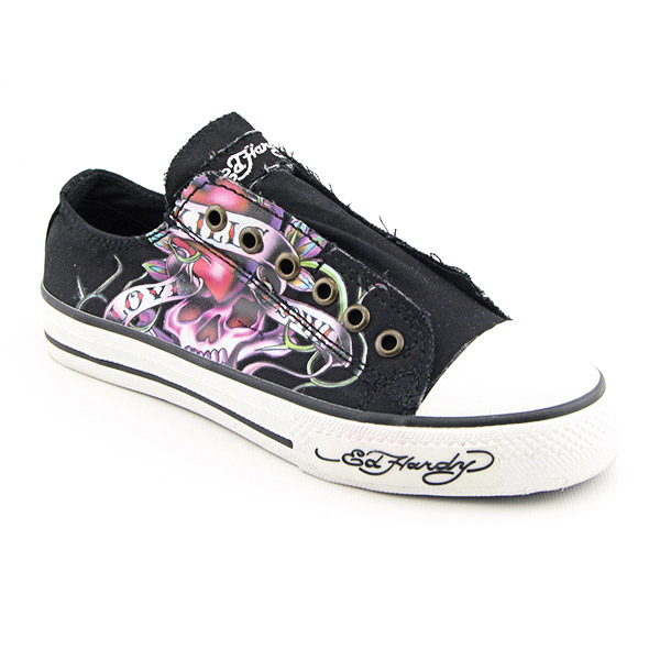 ED HARDY 19SLR601W Lowrise Sneakers Black