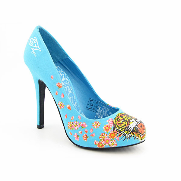 ED HARDY 11SHA101W Haute Pumps Aqua