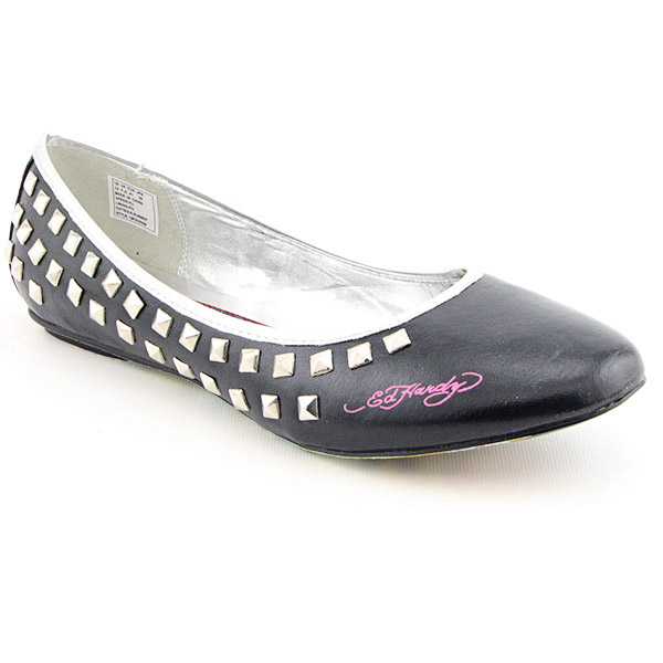 ED HARDY Sin City Flats Black