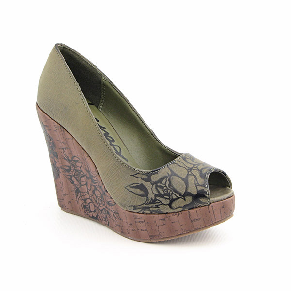 ED HARDY 11FC101W Celestial Platform Wedges