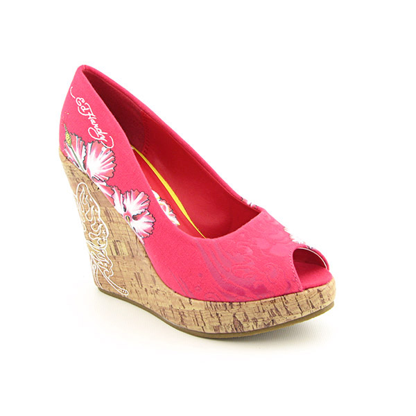 ED HARDY 11SCO101W Coralie Heel Platform Wedges
