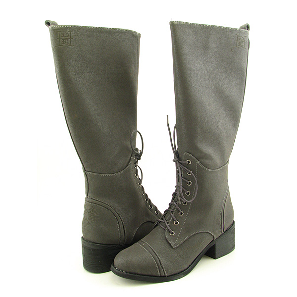 ED HARDY Fordham Rd Boots Gray