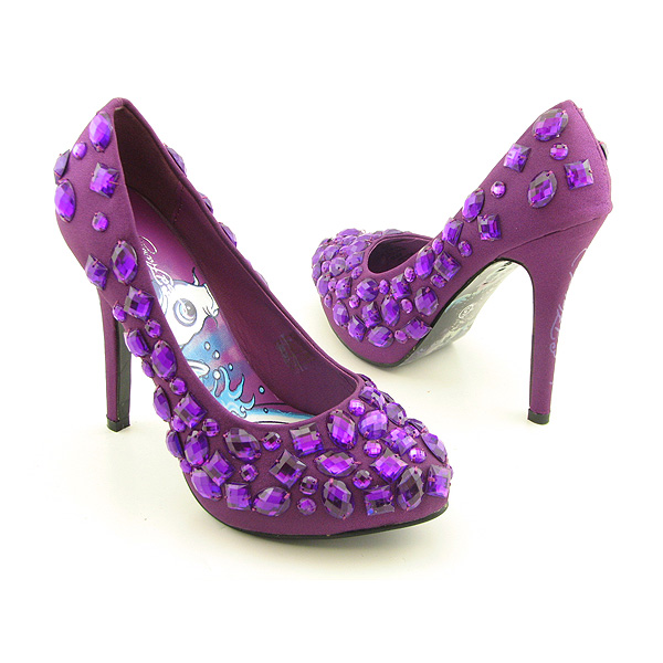 ED HARDY Marico Pumps Purple