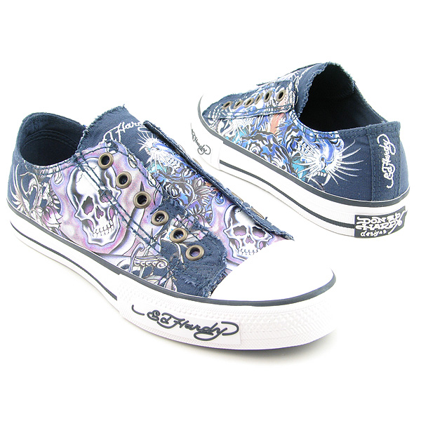 ED HARDY Lowrise Dubai Sneakers Black