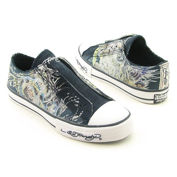 ED HARDY 10FLR604W LR Chicago Sneakers Blue