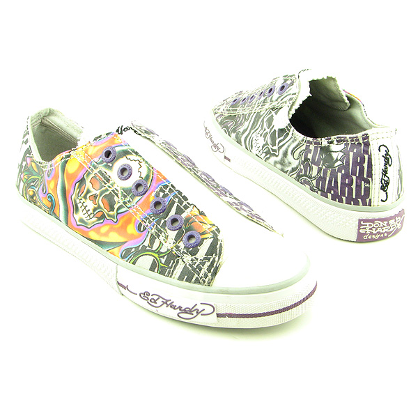 ED HARDY 19FER104W Sneakers Purple