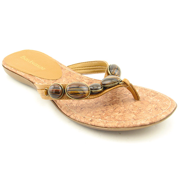ENZO ANGIOLINI Thankyou Thong Sandals Brown