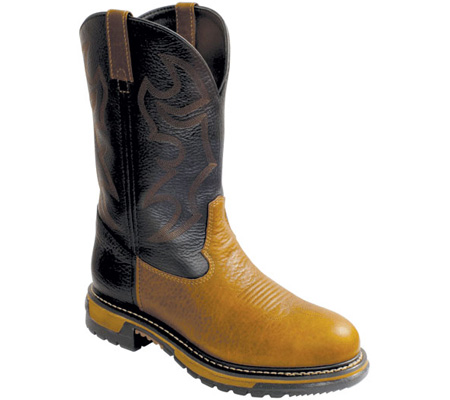 ROCKY 2729 11' Branson Roper Boots Work Shoes Brown Mens