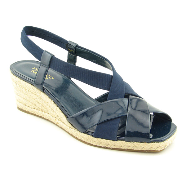 FRANCO SARTO Field Platform Wedges Blue