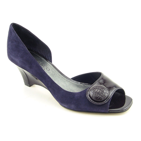 FRANCO SARTO Acre Used Platform Wedges Purple