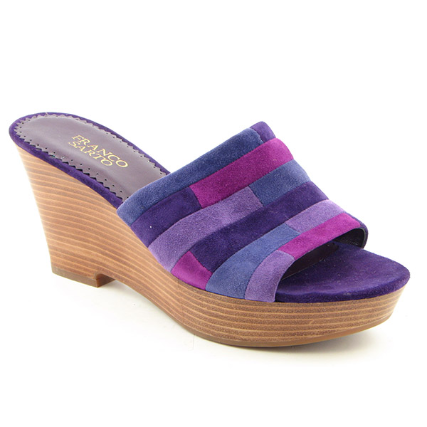 FRANCO SARTO Equator Platform Wedges Purple