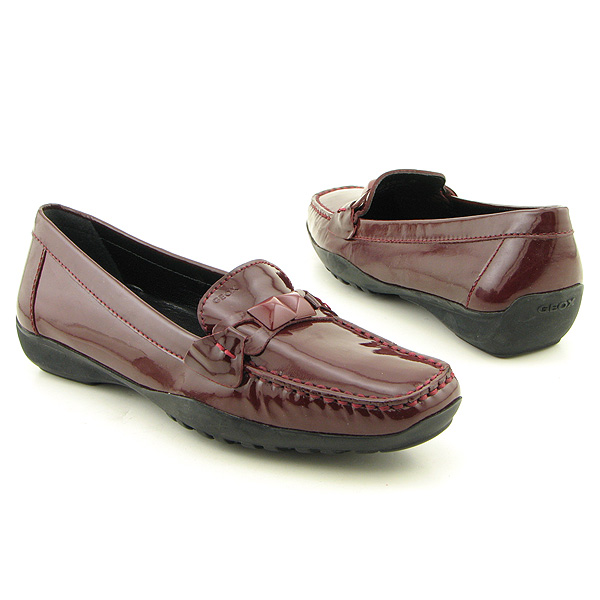 GEOX Grin Loafers Red