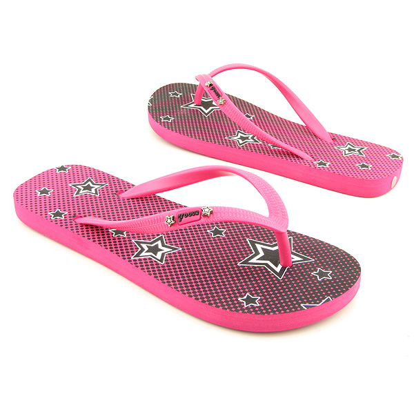 GROOVE Hands Off Thong Sandals Pink