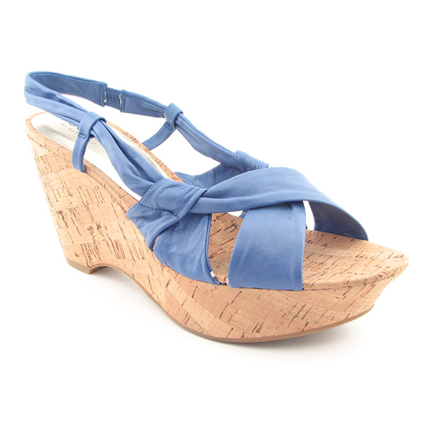 GUESS Aariona Platform Wedges Blue