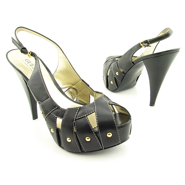 GUESS Money Platform Wedges Black