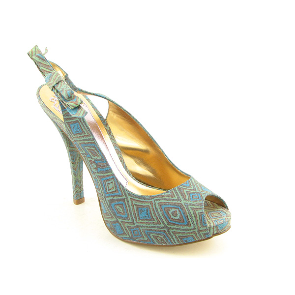 HALE BOB Marissa Heels Slingback Shoes Blue