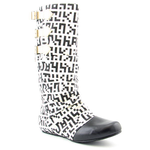 HARAJUKU LOVERS Attica Boots Calf White