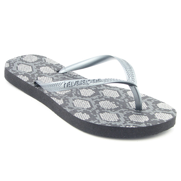 HAVAIANAS Slim Flip Flop Shoes Black