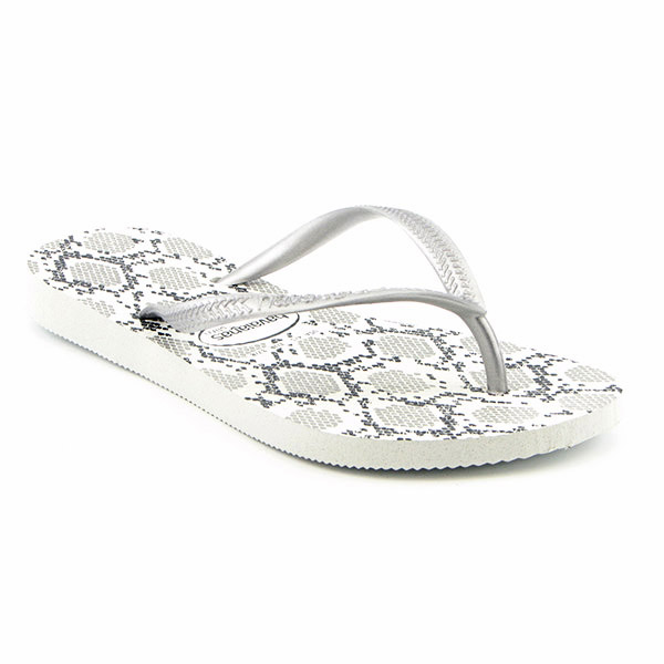 HAVAIANAS Slim Naja Flip Flops White