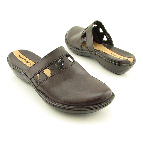 HUSH PUPPIES Aku Slides Shoes Brown