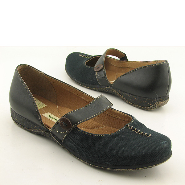 HUSH PUPPIES Harmonic Flats Black
