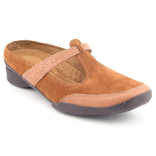 HUSH PUPPIES Dimension Flats Mary Janes Shoes Brown